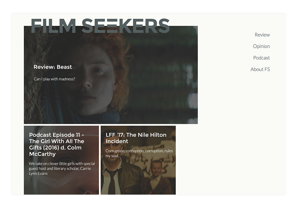 FilmSeekers Website